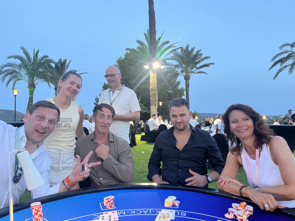 Der Zauberer und sein Casino auf Mallorca.