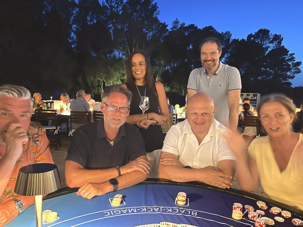 Das Casino und der Zauberer für Events auf Mallorca.